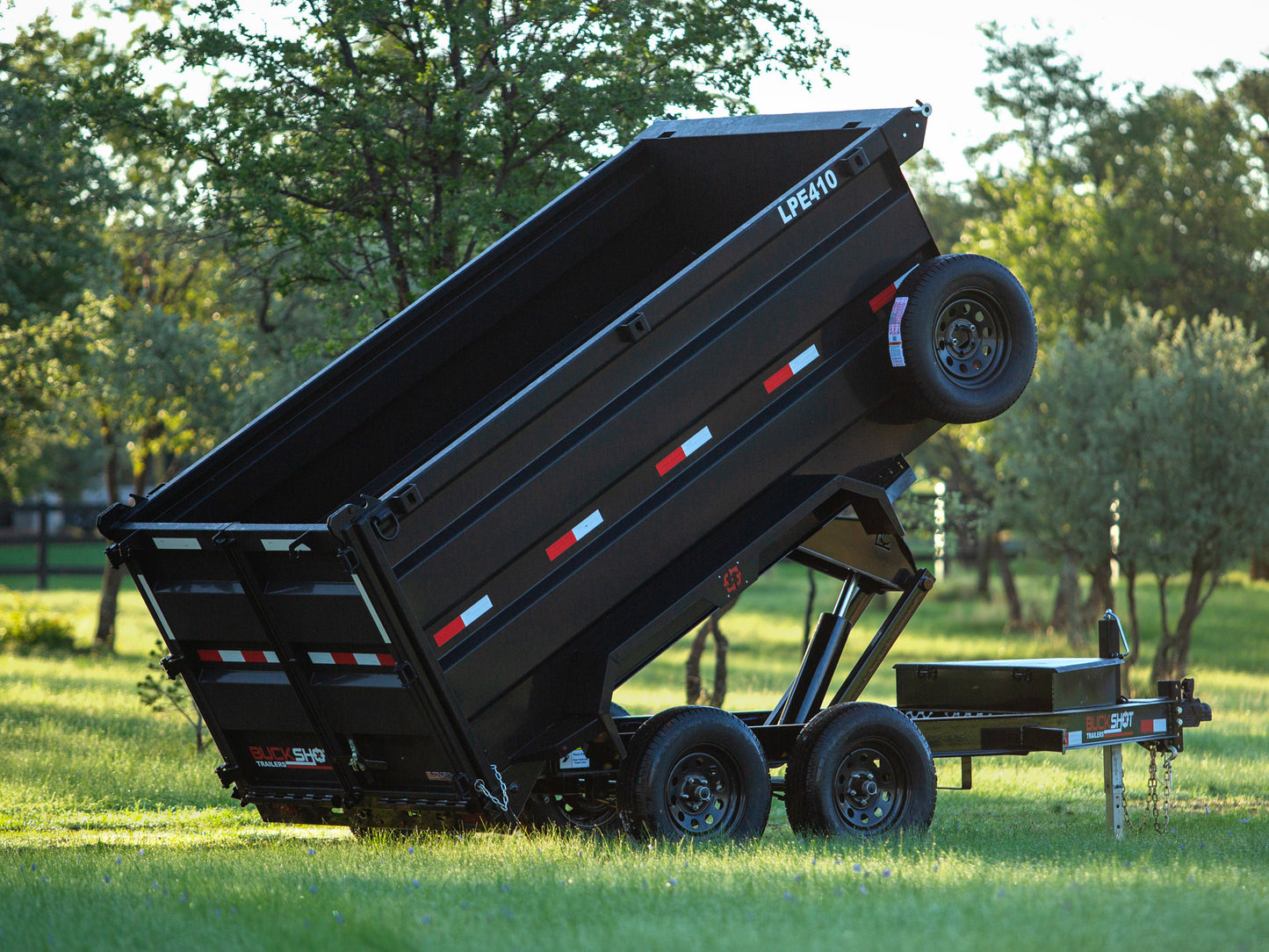 Buckshot LPE Bumper Pull Dump Trailer