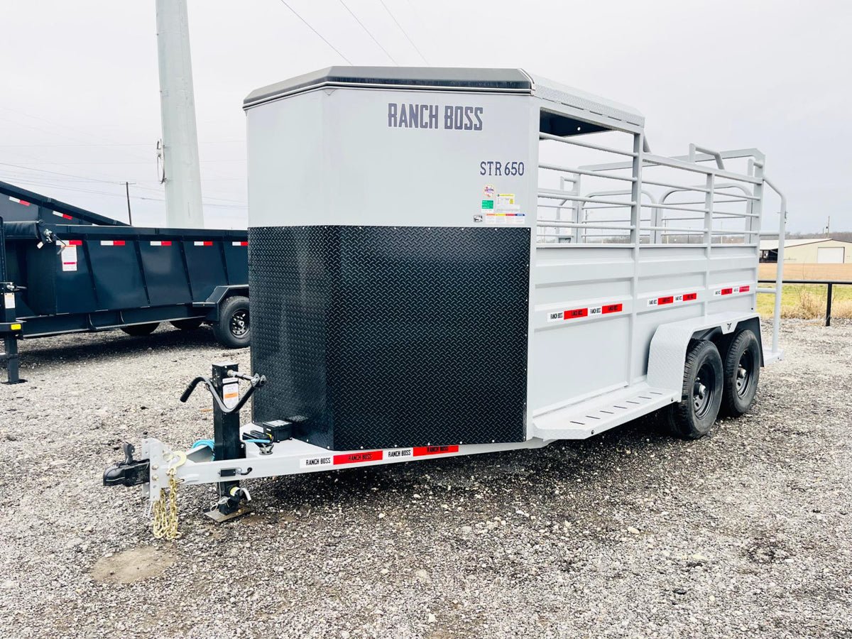 Ranch Boss 1/2 Top Bumper Pull Livestock Trailer - Stryker Dealership Group