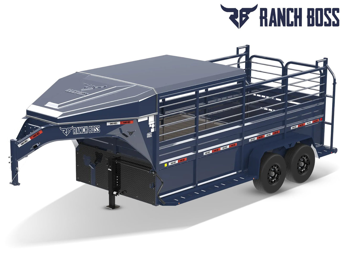 Ranch Boss 1/2 Top Gooseneck Livestock Trailer