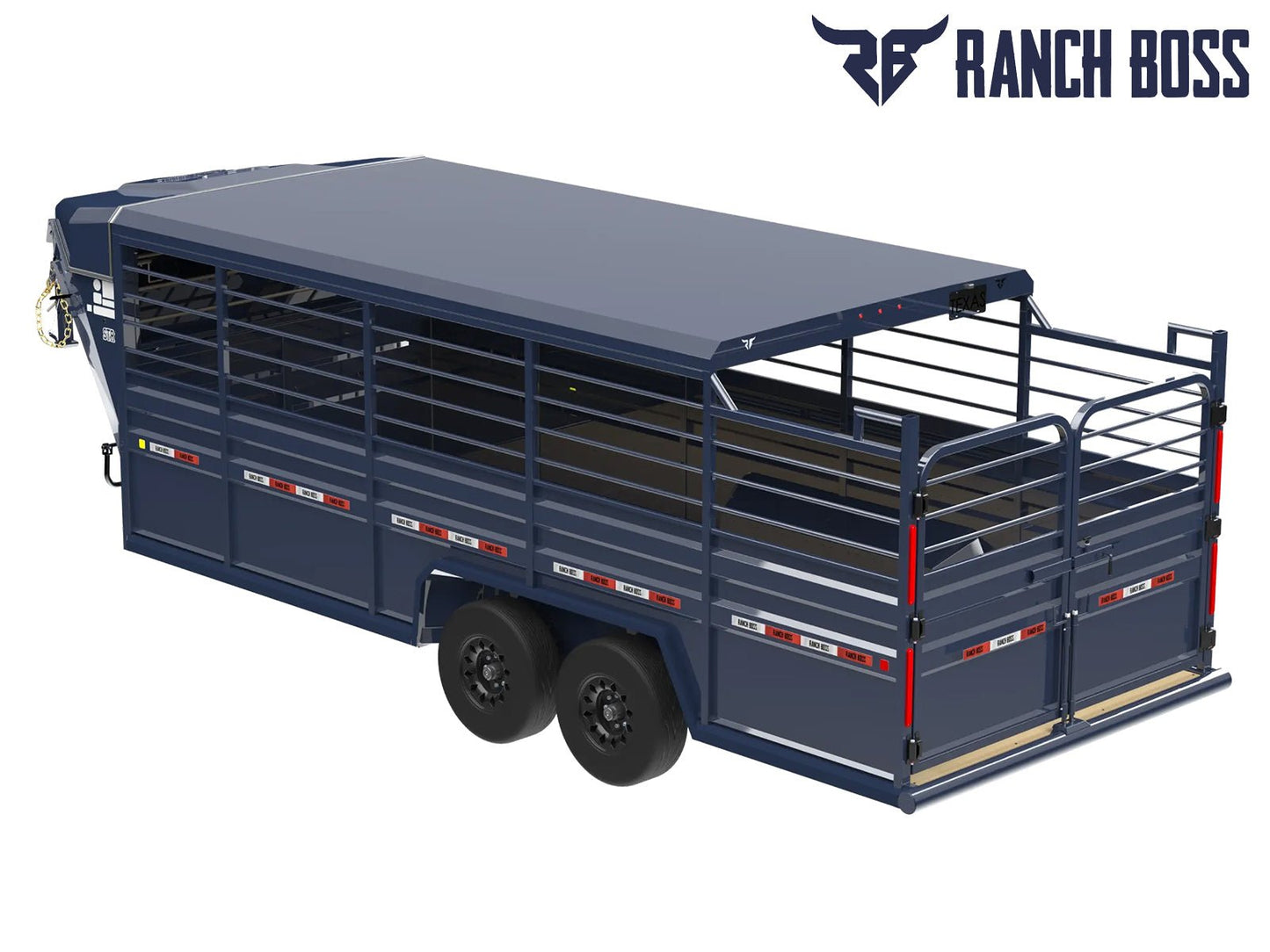 Ranch Boss 3/4 Top Gooseneck Livestock Trailer - Stryker Dealership Group
