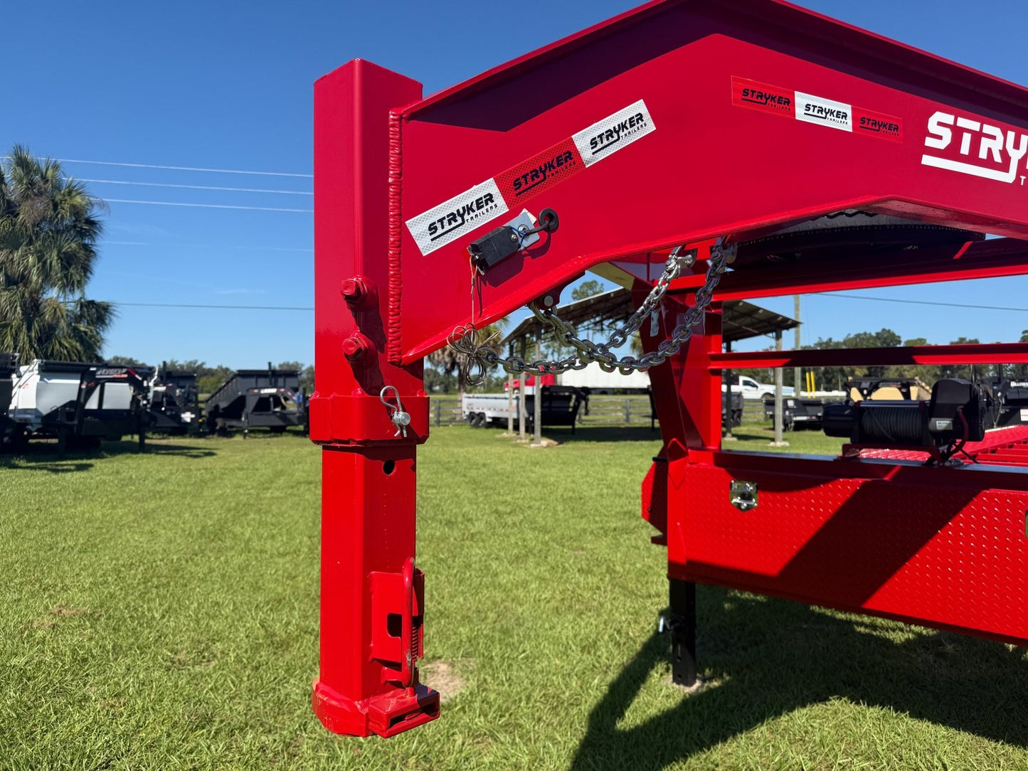 Stryker 44' Mesh Deck Truck and Van Trailer (3) 7k Axles 14ply Tires w/winch - Stryker Dealership Group