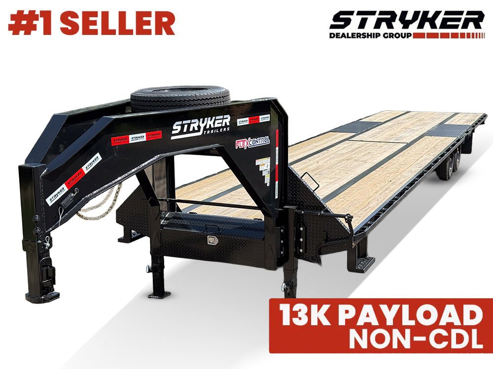 Stryker Hotshot Elite Non-CDL (2) 10k Axles 18ply tires De-Rated 12k GVWR