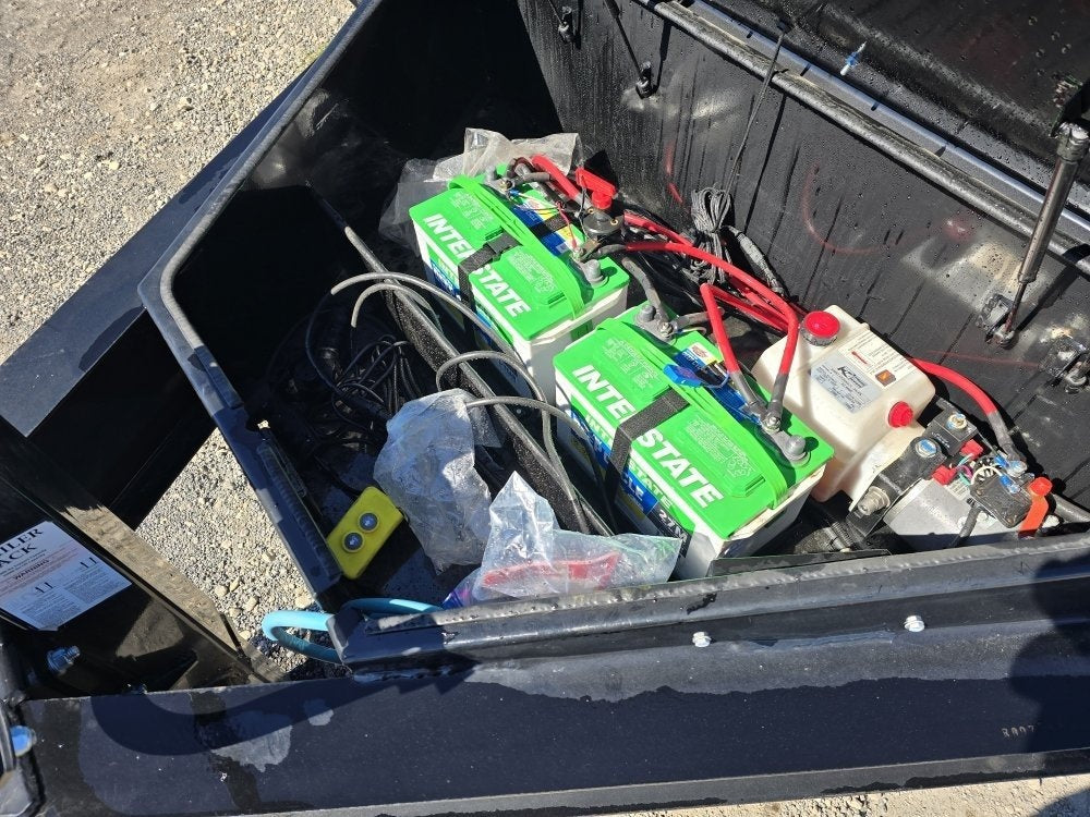 Stryker 14' BP Roll Off Bundle (2) 7k Axles + Bin 4' Walls - Roll Off Packages - RO 14' Bumper Pull - Stryker Dealership Group