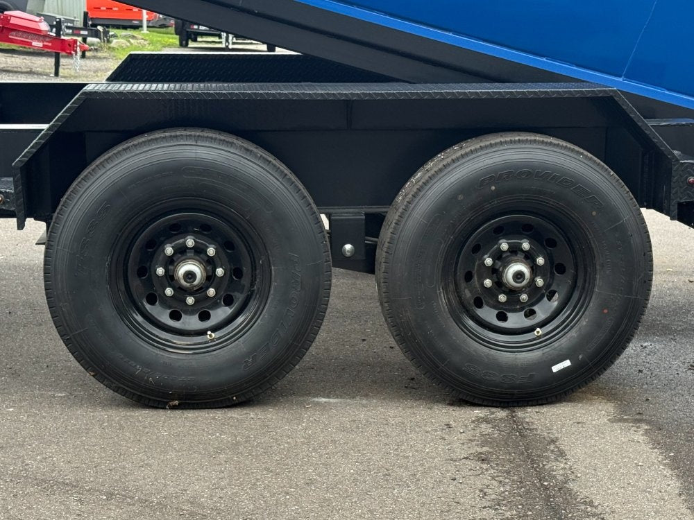 Stryker 14' GN Roll Off Bundle (2) 7k Axles + Bin 4' Walls - Roll Off Packages - RO 14' Gooseneck - Stryker Dealership Group