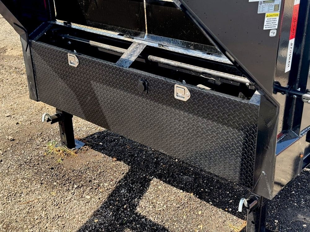 Stryker 14' GN Roll Off Bundle (2) 7k Axles + Bin 4' Walls - Roll Off Packages - RO 14' Gooseneck - Stryker Dealership Group