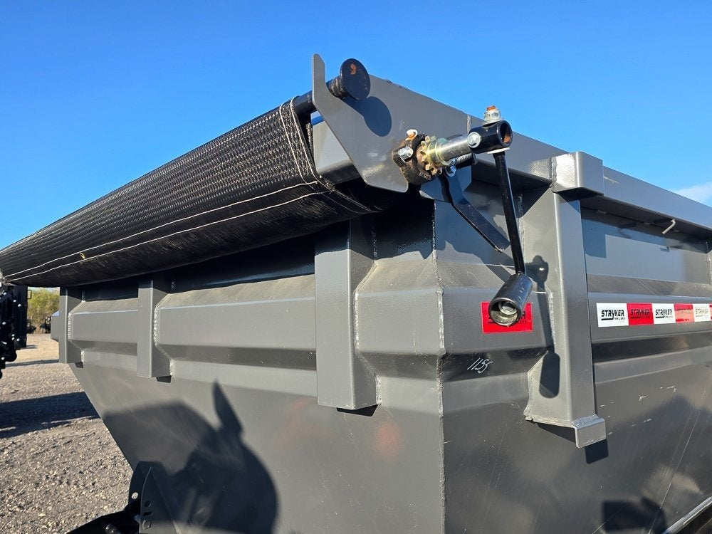 Stryker 14' GN Roll Off Bundle (2) 7k Axles + Bin 4' Walls - Roll Off Packages - RO 14' Gooseneck - Stryker Dealership Group