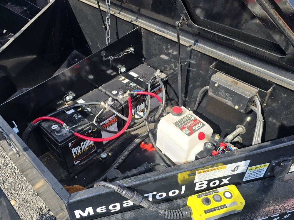 Stryker 16' BP Roll off Bundle (2) 7k Axles + 3 Bins w/ 4' Walls - Roll Off Packages/RO 16' Bumper Pull - Stryker Dealership Group