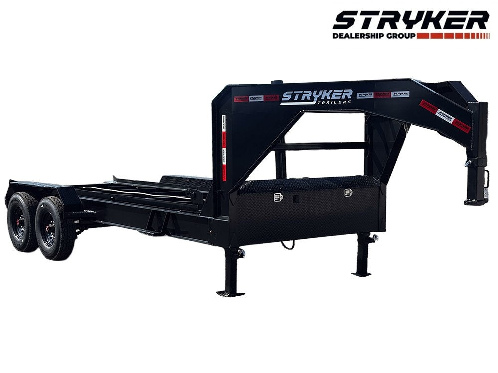 Stryker 16' GN Roll Off Base (2) 8K Axles - Roll Off Base Trailer - RO 16' Gooseneck - TrailerSwap