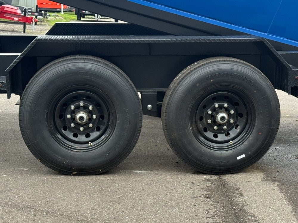 Stryker 16' GN Roll off Bundle (2) 8k Axles + 2 Bins w/ 4' Walls - Roll Off Packages - RO 16' Gooseneck - TrailerSwap