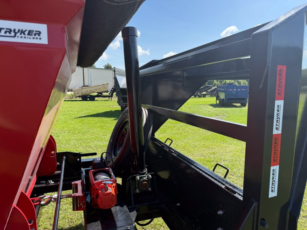 Stryker 16' GN Roll off Bundle (2) 8k Axles + 3 Bins w/ 4' Walls - Roll Off Packages - RO 16' Gooseneck - TrailerSwap