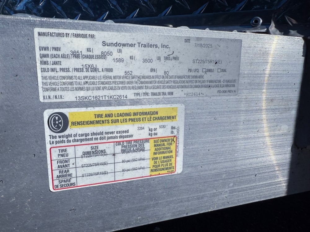 Sundowner 2 Horse Super Sport - White - Porch Lights - 2 Horse - Horse Trailers - TrailerSwap