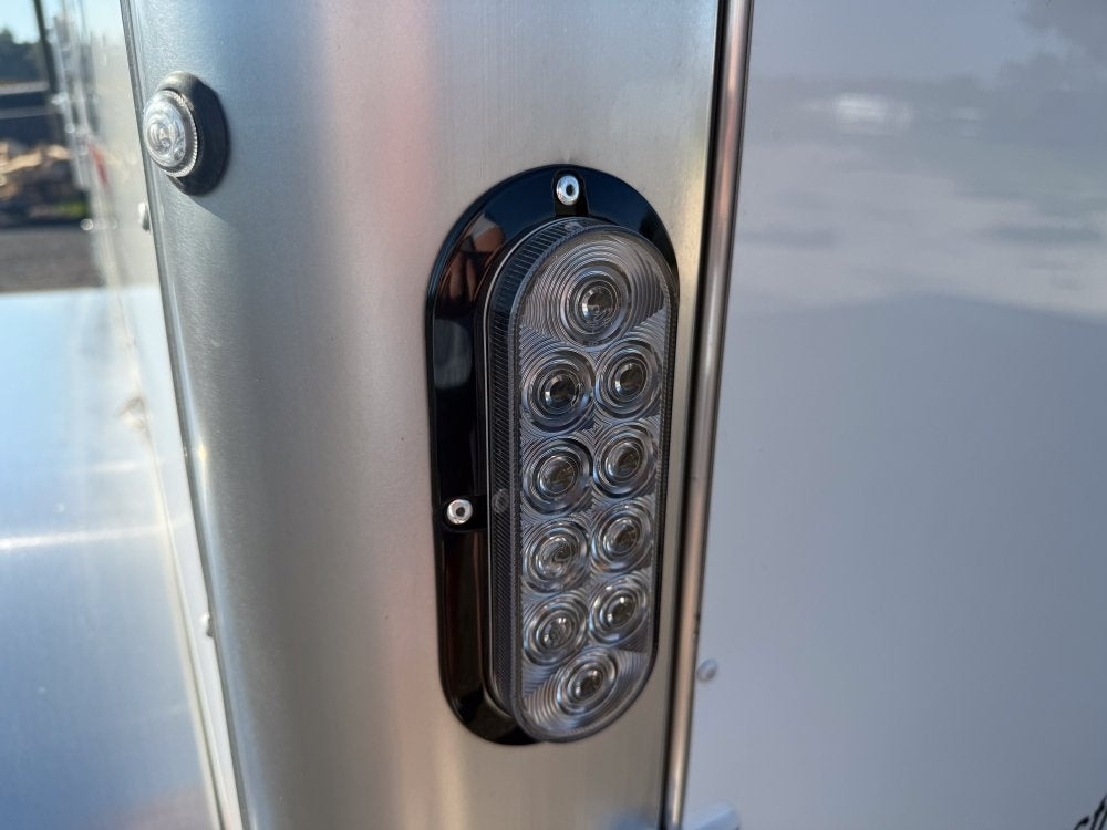 Sundowner 2 Horse Super Tack - White - Porch Lights - 2 Horse - Horse Trailers - TrailerSwap