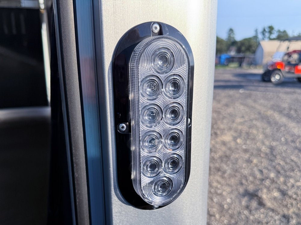 Sundowner Charter SE 2+1 Gooseneck Straight Load - White w/Stainless Nose (2) 5,200lb Axles - Side R - 2 Horse - Horse Trailers - TrailerSwap