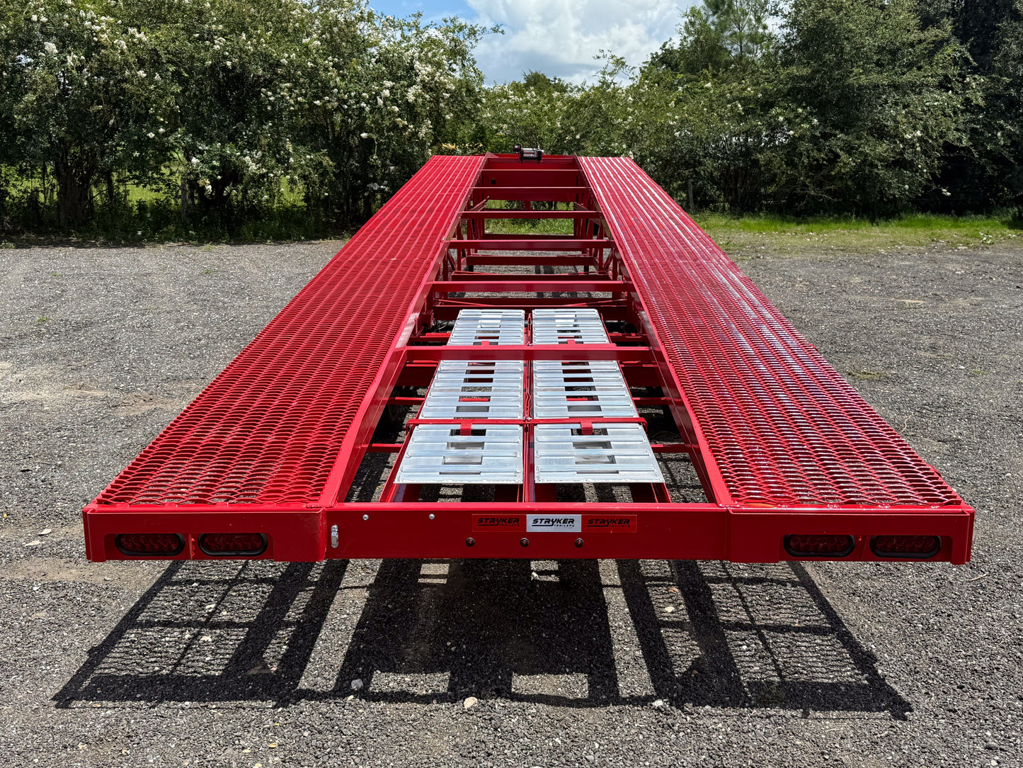 Stryker 50' Wedge 3 Car Hauler (3) 7k axles w/ winch - De-rated 12k GVWR