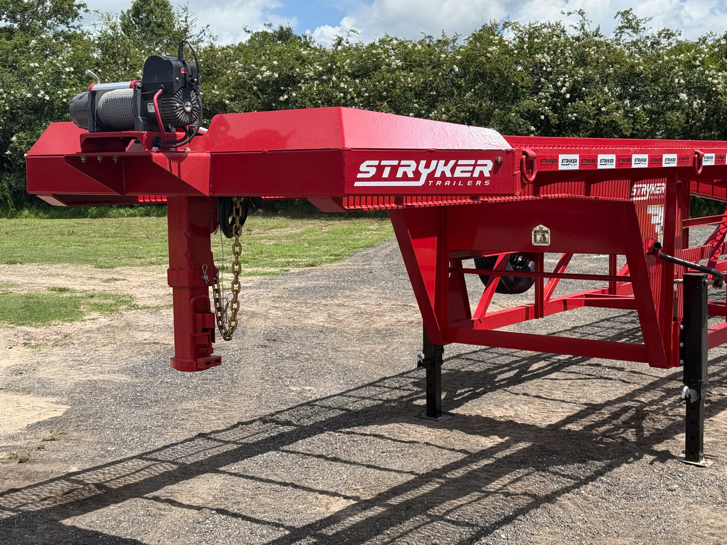 Stryker 50' Wedge 3 Car Hauler (3) 7k axles w/ winch - De-rated 12k GVWR