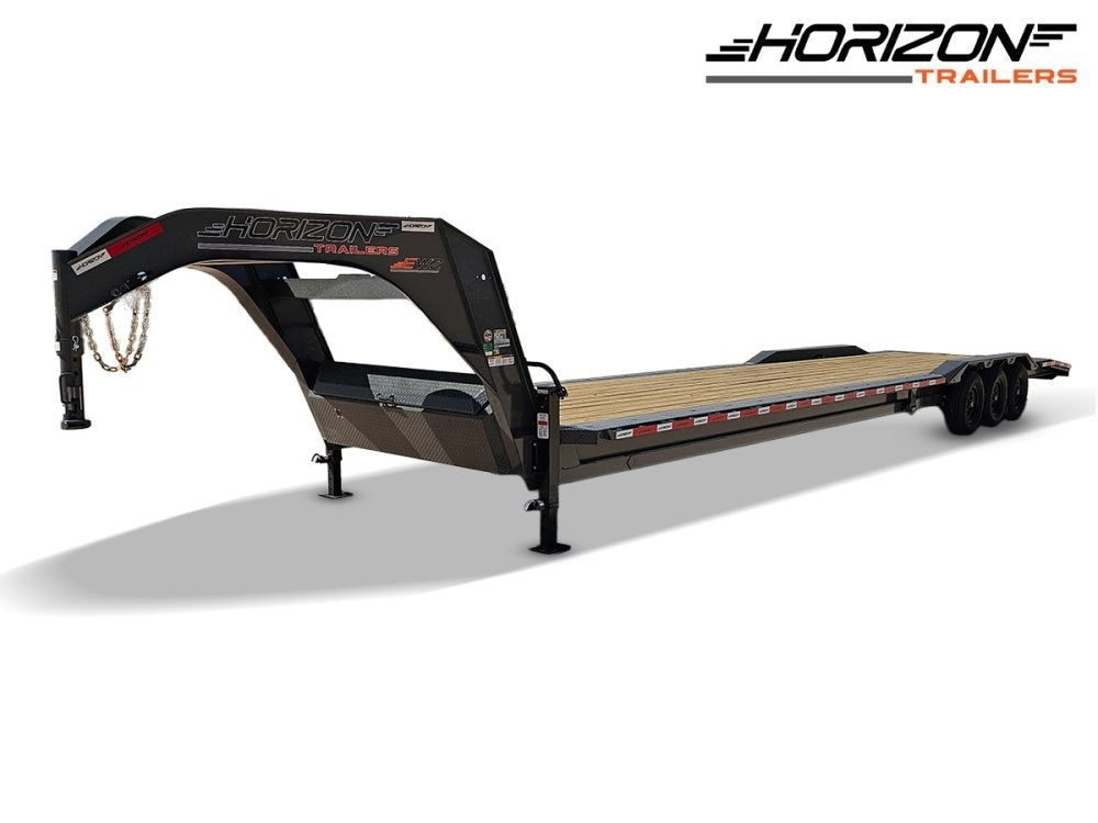 40' Horizon EWZ Gooseneck Equipment Trailer - (3) 7K Axles 15126