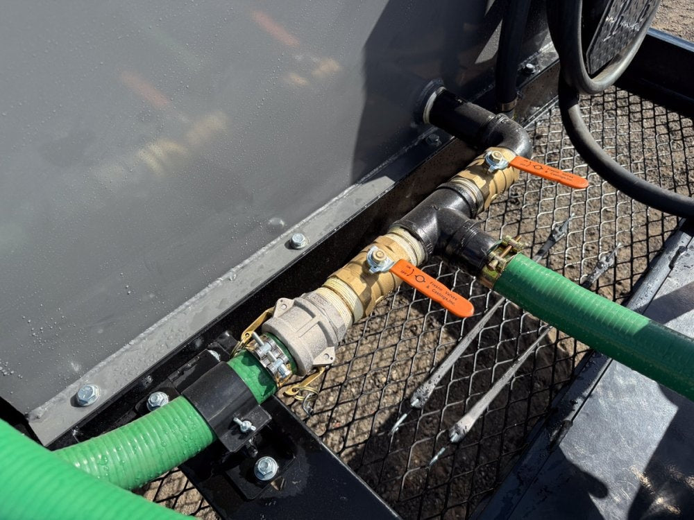 500 Gallon Water Tank Trailer with Pump and Hose 4118