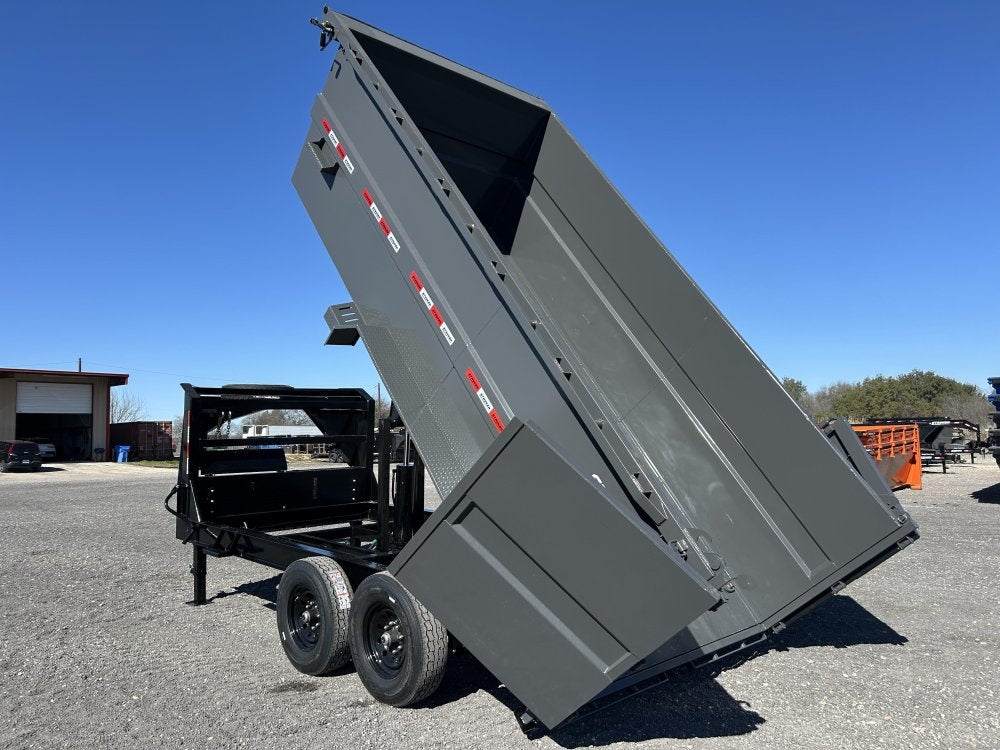14' Stryker SDT Gooseneck Dump Trailer 48" Side Walls - (2) 7k Axles 3930