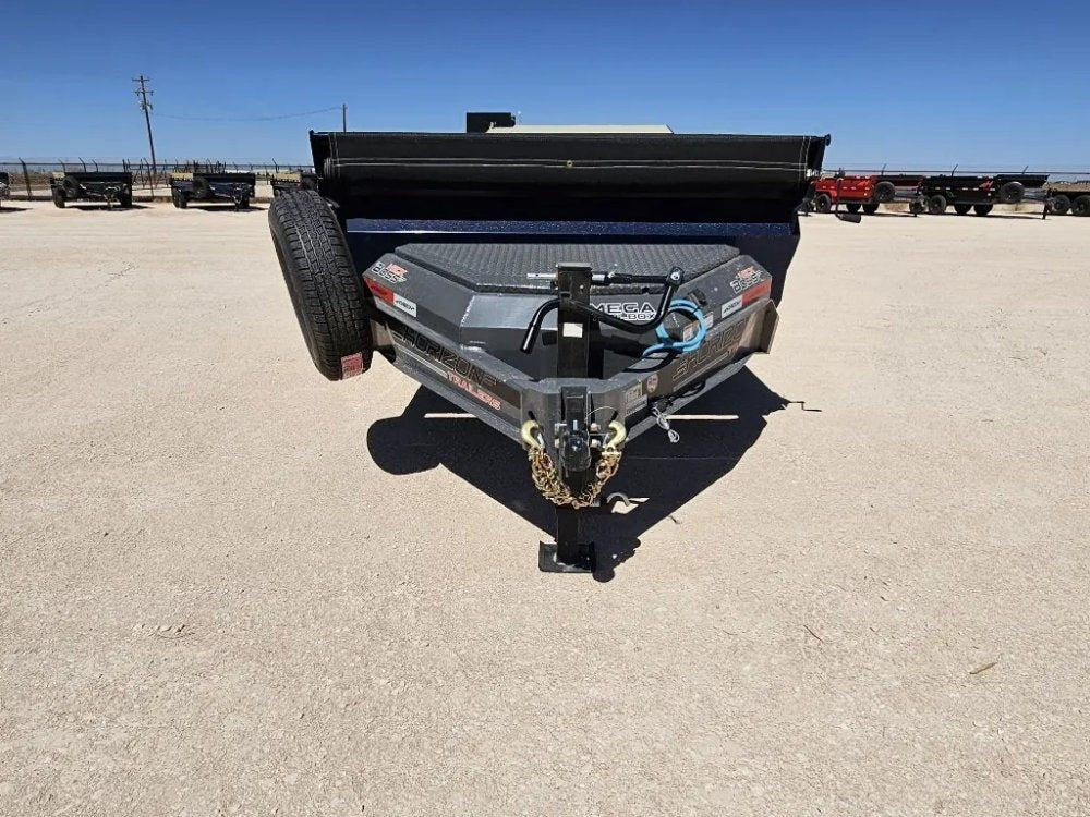 14' Horizon LZ7 Bumper Pull Dump Trailer 30" Side Walls - (2) 7K Axles 15939
