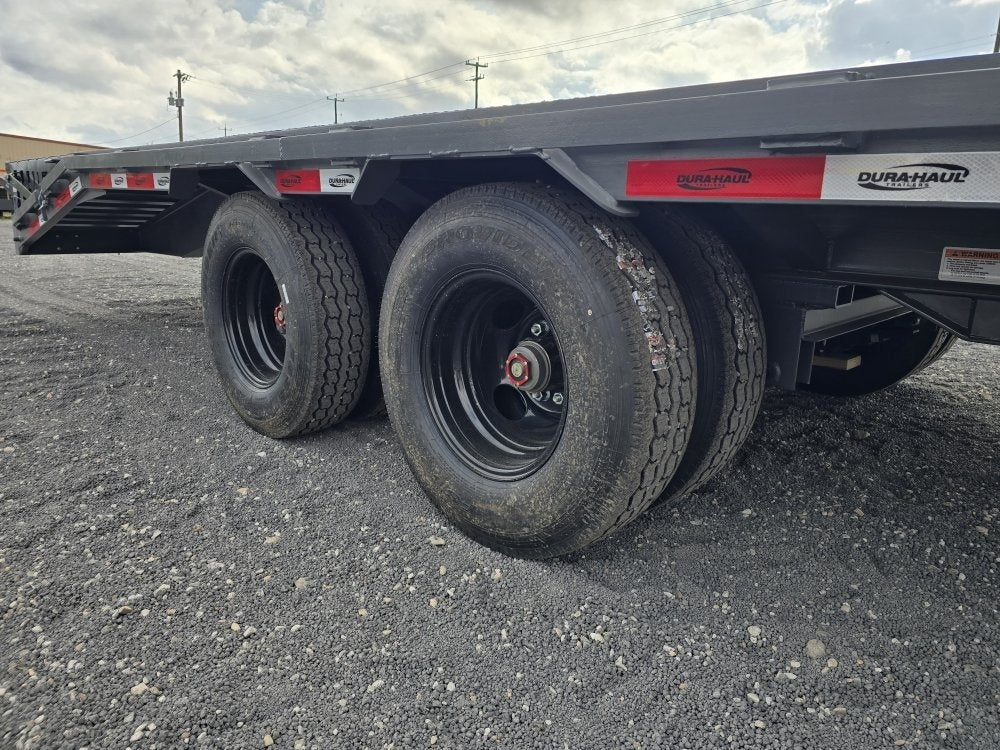 32' DKO Gooseneck Deckover 27' + 5' Mega Ramps (2) 12K Axles 11358