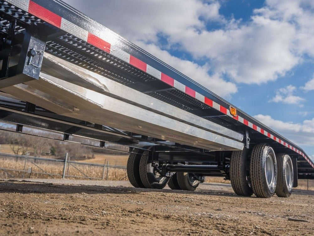 53' Ultra Max 4 Car Trailer, 10K Axles, 102" Wide, 30" Wide Grate, 9' Aluminum Ramps 149125