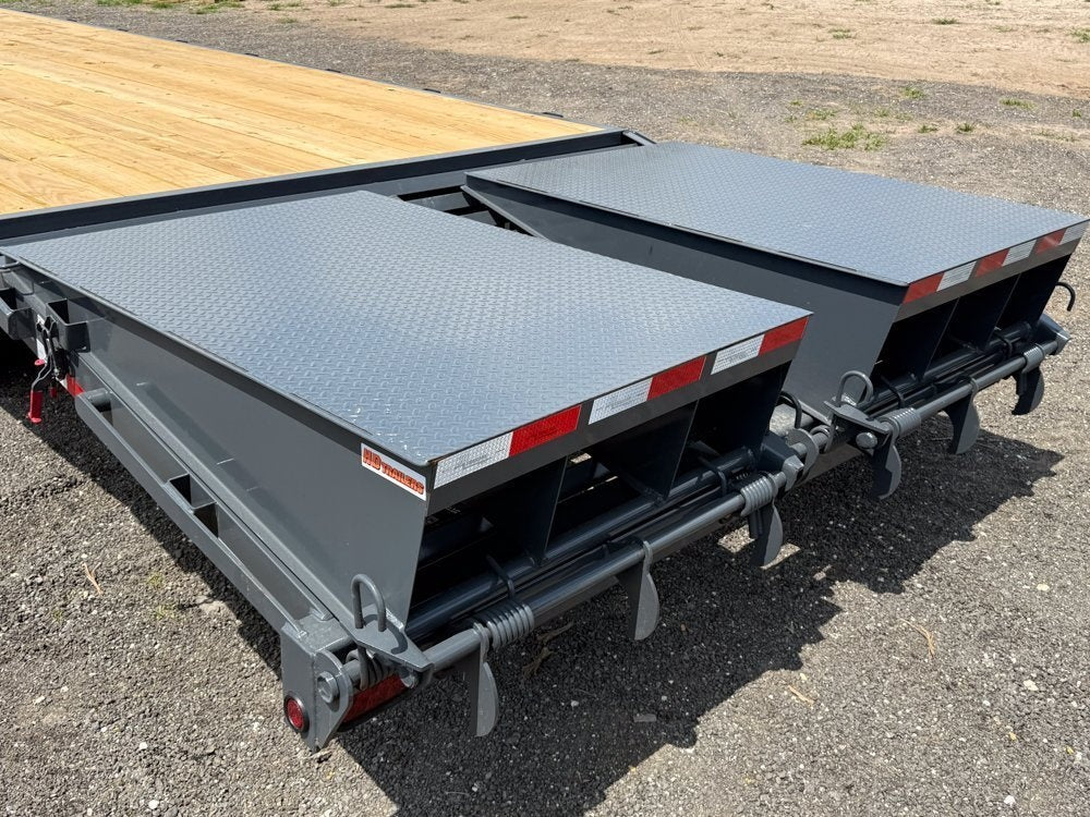 40' HD Gooseneck (2) 8k Axles Mega 16k GVWR 14ply Tires 1536