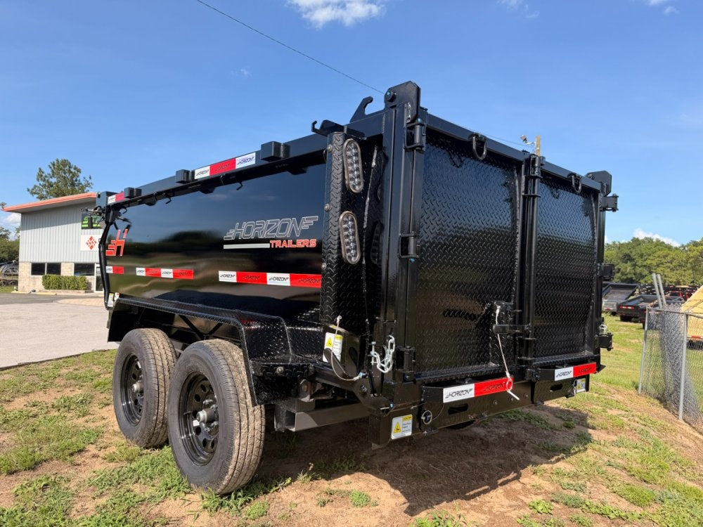 10' Horizon HZ5 Bumper Pull Dump Trailer 36" Side Walls - (2) 3.5K Axles 016519