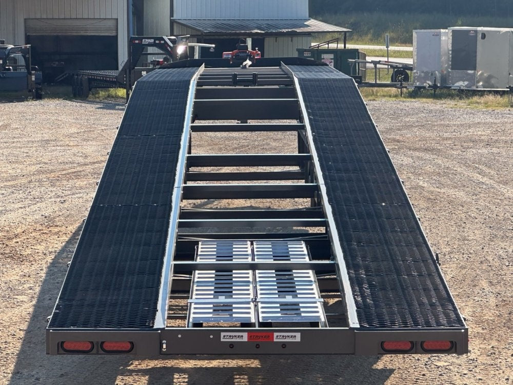 50' Stryker Gooseneck Wedge 3 Car Hauler - (3) 7k Axles Derated 004594