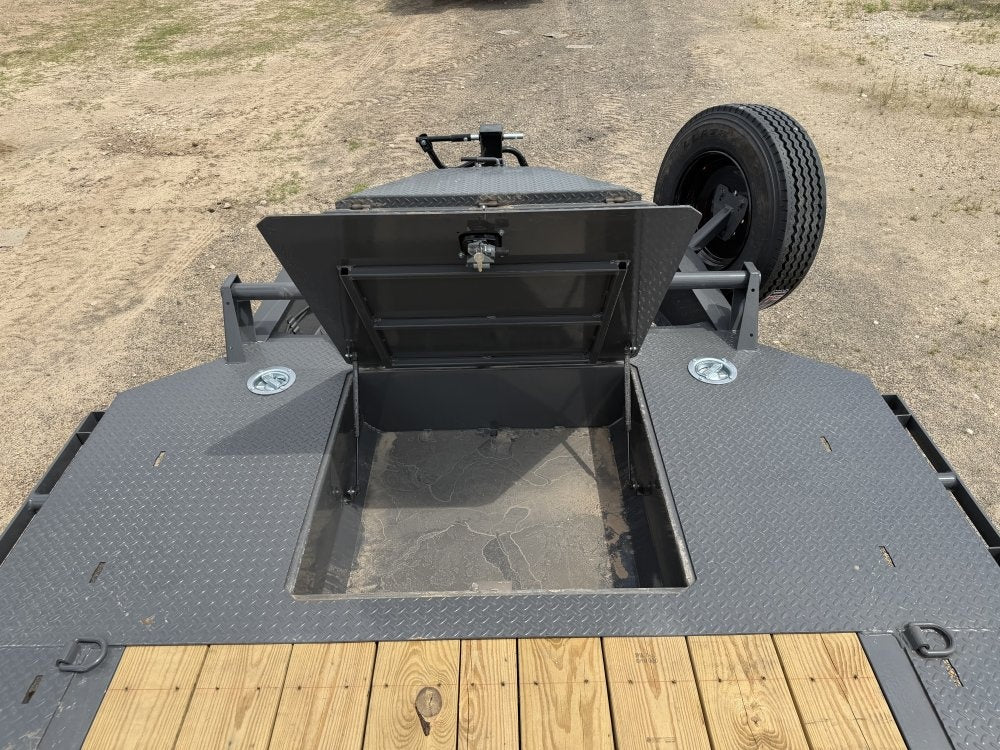 22' Horizon HET Bumper Pull Equipment Tilt Trailer Drive Over Fenders - (2) 10K Axles 15468