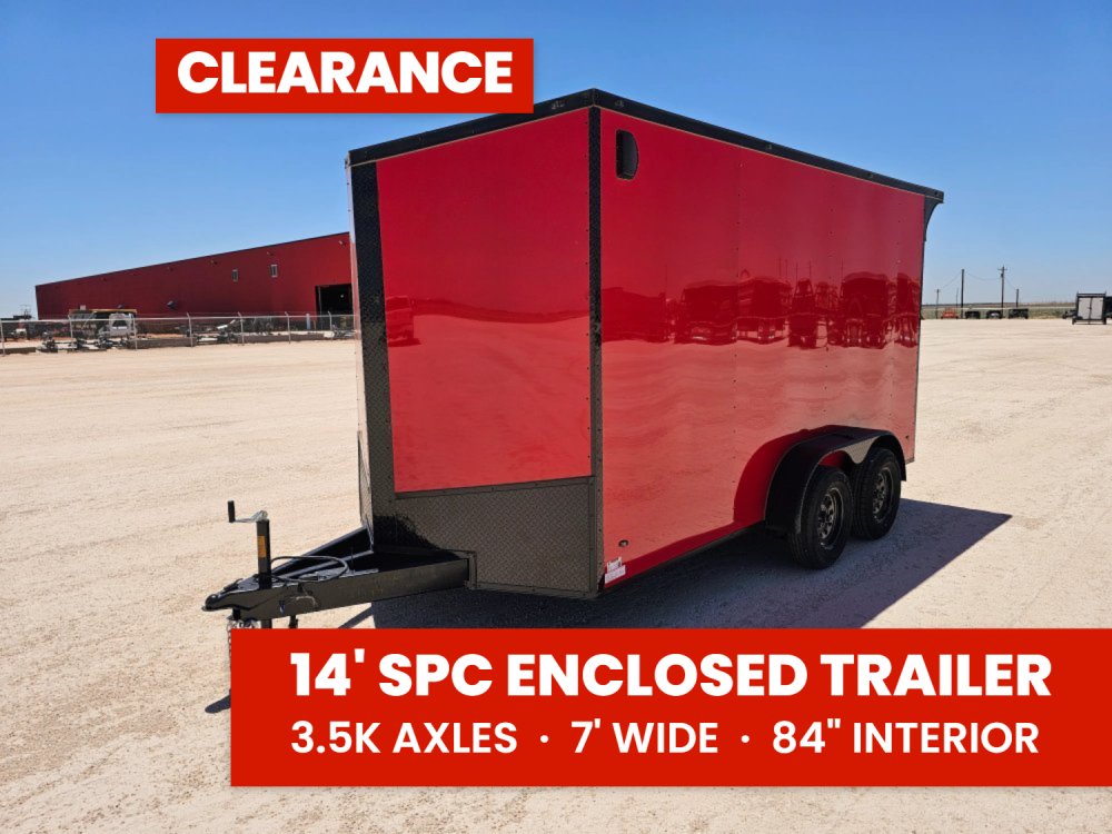 Steel Pines Cargo 7x14 TA2 Enclosed Trailer 7K 39891