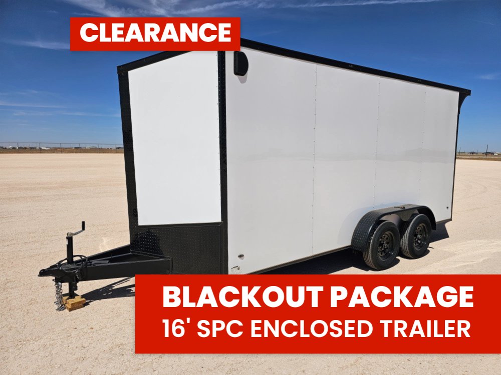 Steel Pines Cargo 7x16 TA2 Enclosed Trailer 7K 39952