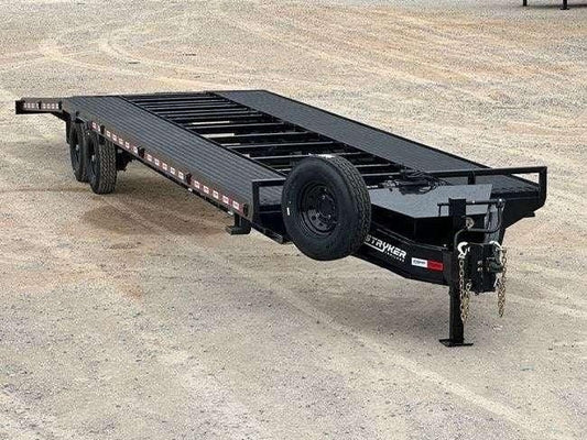 24' Horizon HET Gooseneck Equipment Tilt Trailer Drive Over Fenders - (2) 10K Axles 15459