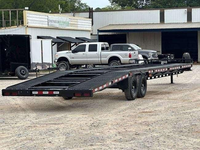 24' Horizon HET Gooseneck Equipment Tilt Trailer Drive Over Fenders - (2) 10K Axles 15459