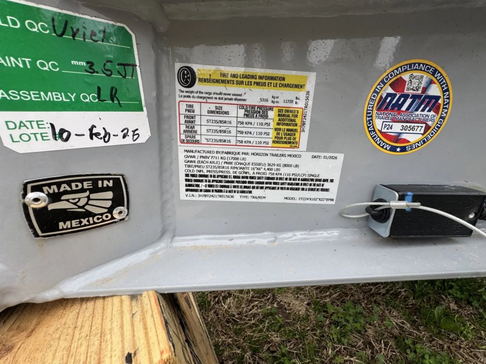 Horizon ETZ 24' Tilt Trailer 8K (16'+8') 15636
