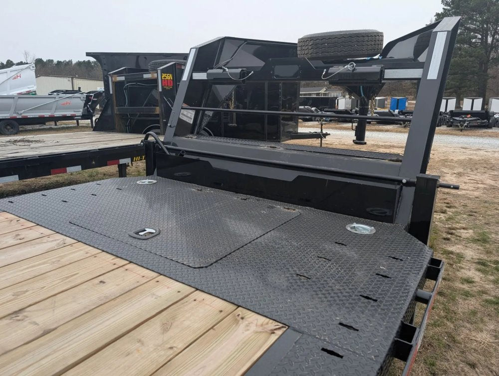 Horizon EWZ 34' Goosneck Driveover Fender Equipment Trailer 7K (32'+2') 12114