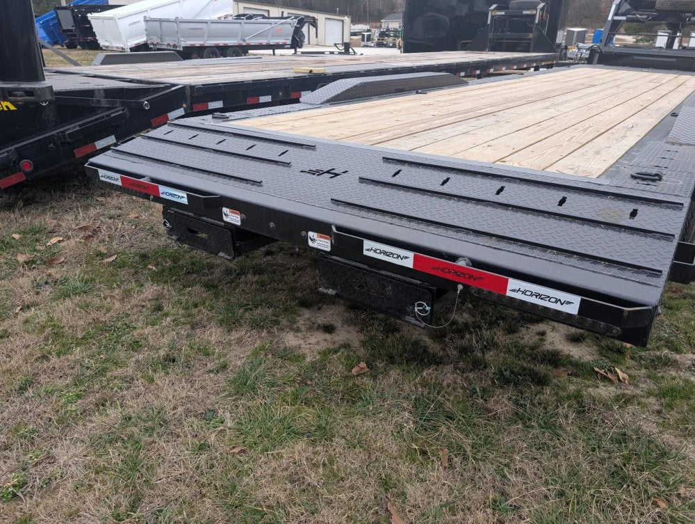 Horizon EWZ 34' Goosneck Driveover Fender Equipment Trailer 7K (32'+2') 12114