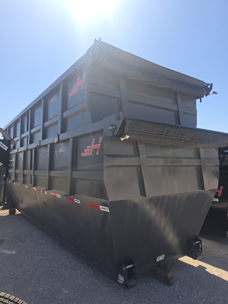 20' Horizon HDZ Roll Off Bin 6' Wall + Tarp 010116