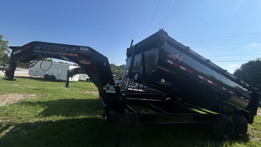 16' Horizon HZX Gooseneck Dump Trailer 48" Side Walls - (2) 10K Axles 018840