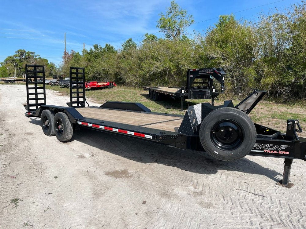 20' Horizon HET Bumper Pull Equipment Tilt Trailer - (2) 10K Axles 017817