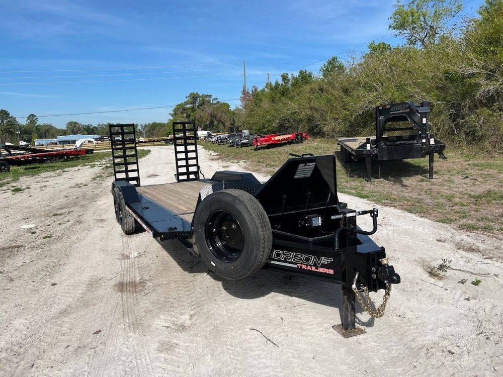 20' Horizon HET Bumper Pull Equipment Tilt Trailer - (2) 10K Axles 017817