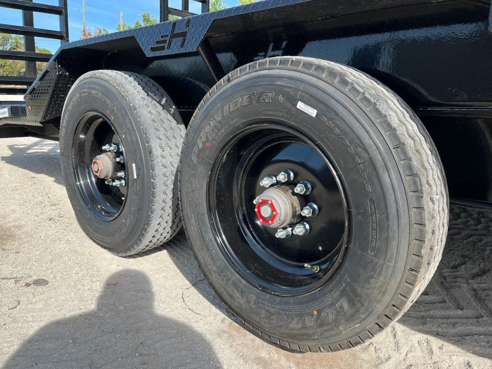 20' Horizon HET Bumper Pull Equipment Tilt Trailer - (2) 10K Axles 017817