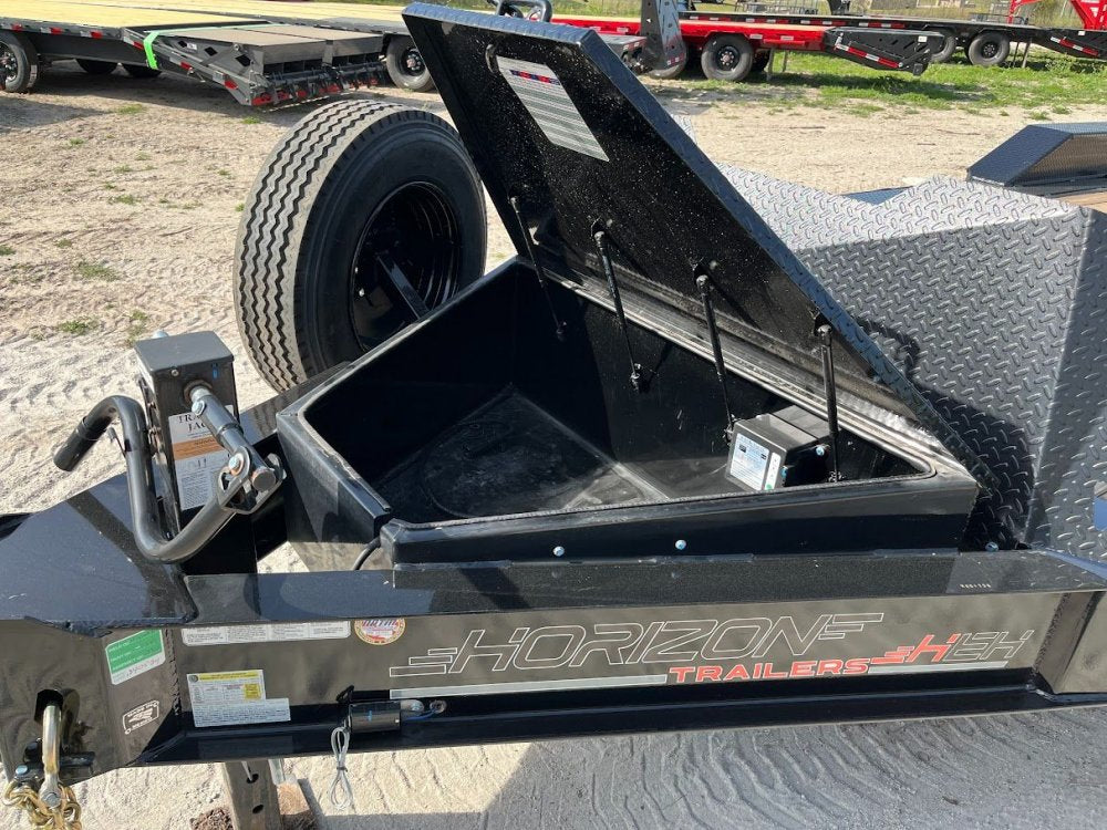 20' Horizon HET Bumper Pull Equipment Tilt Trailer - (2) 10K Axles 017817