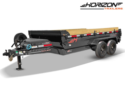 14' Horizon EZ7 Bumper Pull Dump Trailer 19