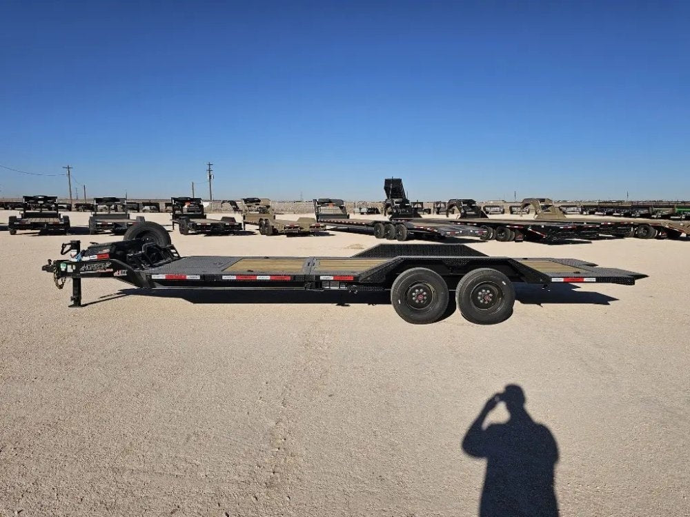 24' Horizon HET Bumper Pull Equipment Tilt Trailer Drive Over Fenders - (2) 10K Axles 16460