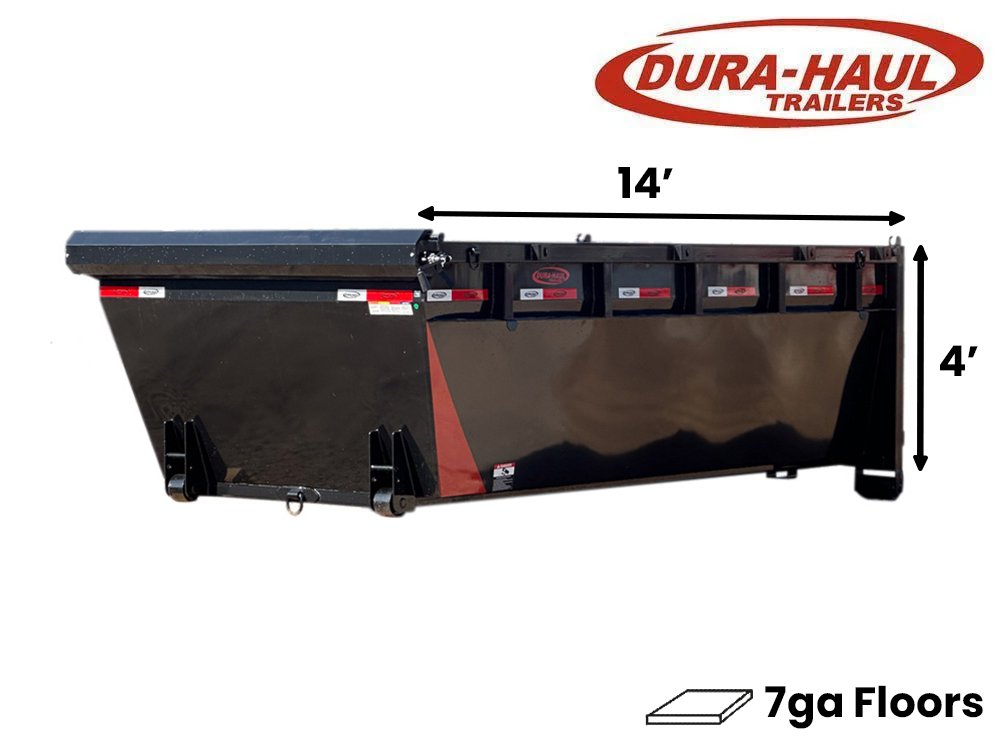 14' Dura-Haul Roll Off Bin - 4' Side Walls 847-66