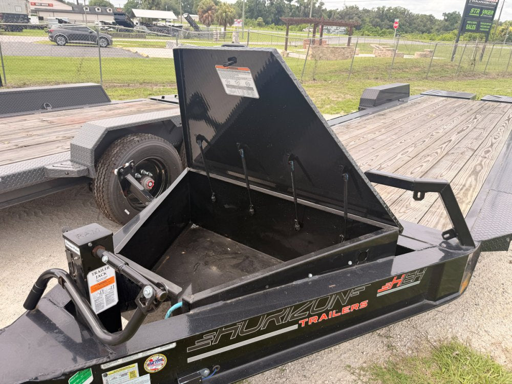 24' HEH Bumper Pull Equipment Trailer (2) 10K Axles, 3' Dove W/ Mountain Ramps 11823