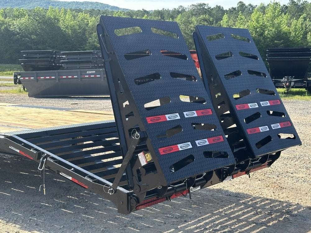 35' DKO Gooseneck Deckover 30'+5' Mega Ramps (2) 8K Axles 10734