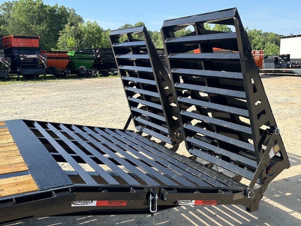 35' DKO Gooseneck Deckover 30'+5' Mega Ramps (2) 8K Axles 10734