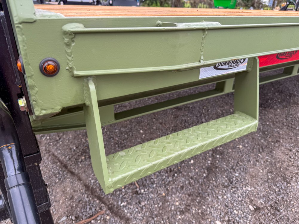35' DKO Gooseneck Deckover 30' + 5' Mega Ramps (2) 7K Axles 11421