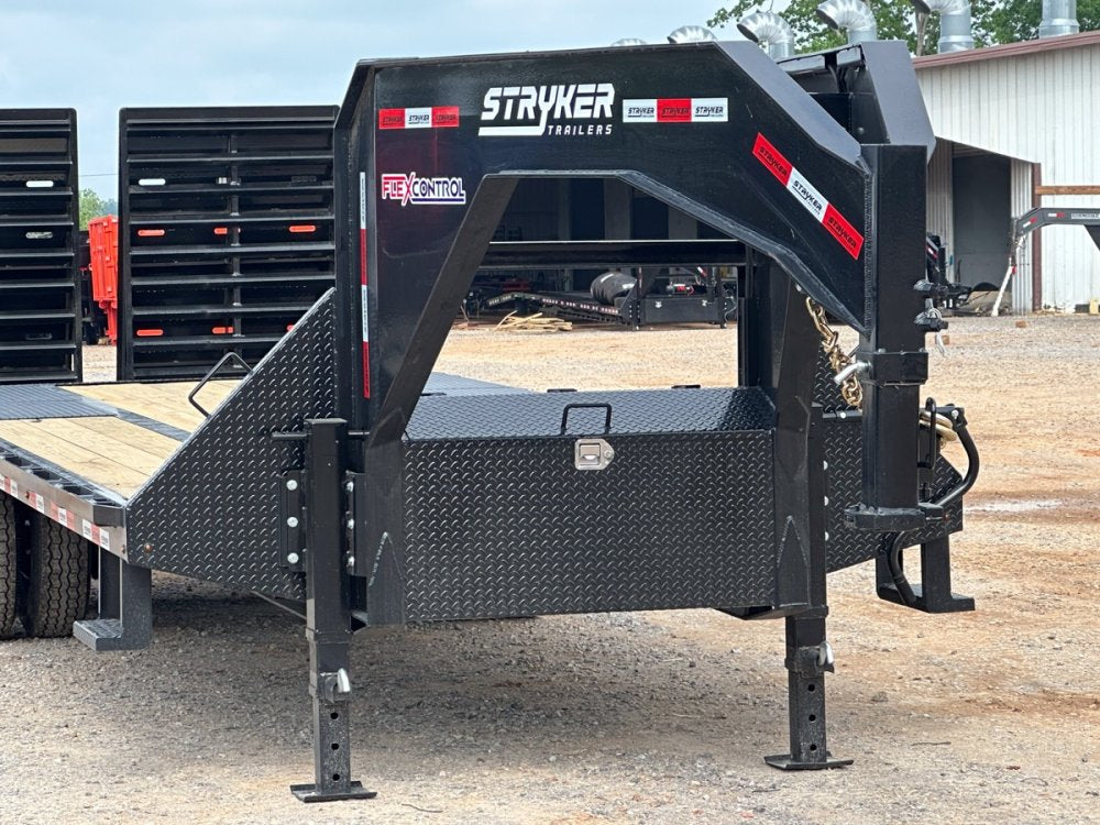 25' Stryker Gooseneck (2) 10K Axles Mega Ramps Dual Wheels 3475